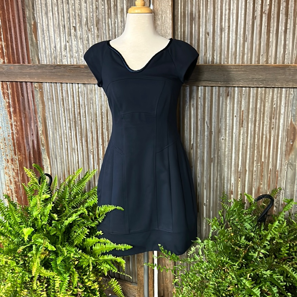 Nanette Lepore navy dress made in USA!